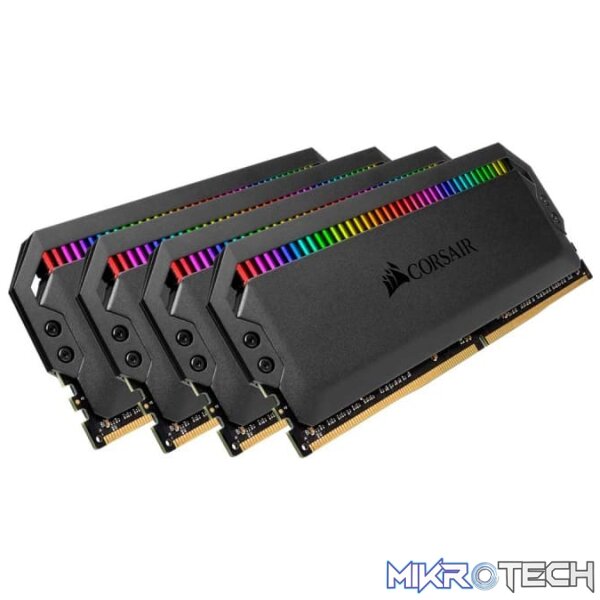 Corsair Dominator Platinum RGB 32Gb(8Gb x 4) DDR4-3466 (pc4-27730) CL16 1.35v Desktop Memory Module - Image 3